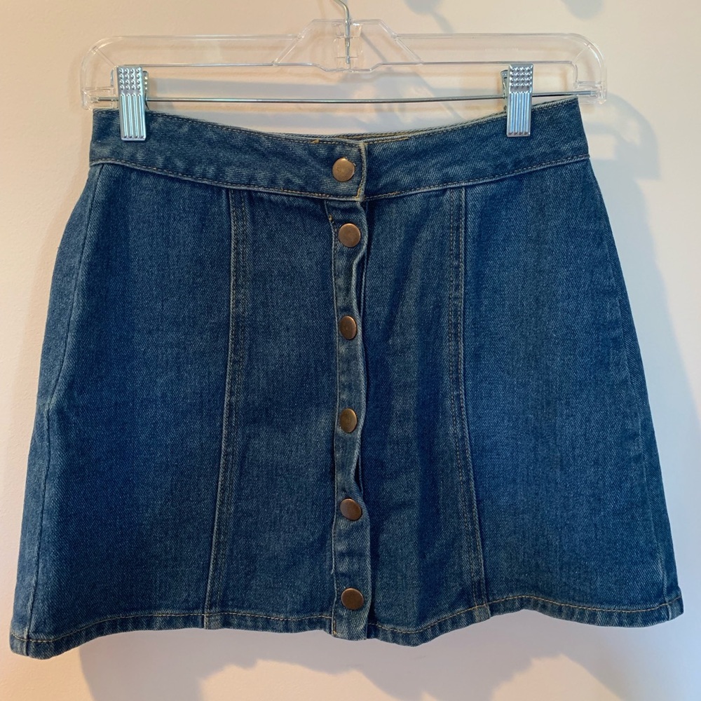 Brandy Melville high waisted jean skirt